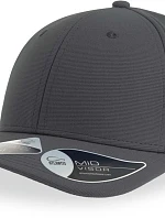 Atlantis Headwear Sand 6 panelová baseballová kšiltovka "Sand" 33.0200 dark grey