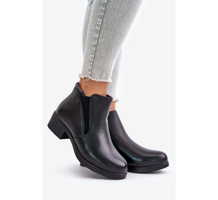 Boty S Nízkým Záhlavím Zateplené Kožešinou Vinceza 85150 Černé Boty S Nízkým Záhlavím Zateplené Kožešinou Vinceza 85150 Černé