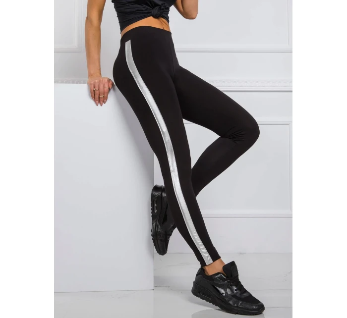 Legíny RV LG R4766.06 černá a stříbrná