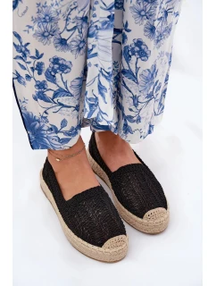 Dámské espadrilly na platformě Vinceza – černé