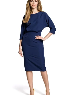 Dámské šaty model 19048960 tmavě modré Made Of Emotion - Moe