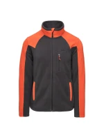 Pánská mikina Polar Monar M 92800621574 šedo-oranž - Hi-Tec Pánská mikina Polar Monar M 92800621574 šedo-oranž - Hi-Tec