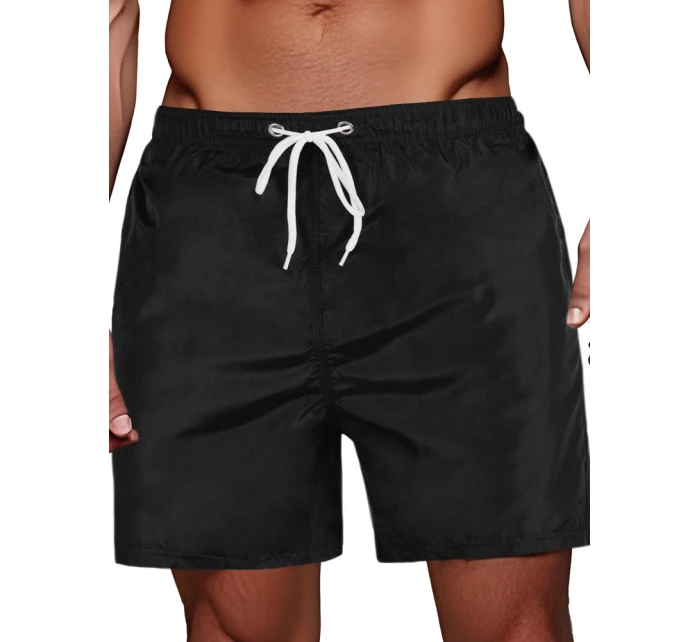 Pánské plavecké šortky černé Dstreet SX2366 Pánské plavecké šortky černé Dstreet SX2366