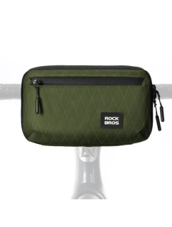 Brašna na řídítka jízdního kola Rockbros 2,1 l zelená