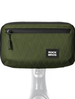 Brašna na řídítka jízdního kola Rockbros 2,1 l zelená