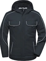 Daiber JN 886 Pracovní softshellová polstrovaná bunda - Solid 02.0886 carbon