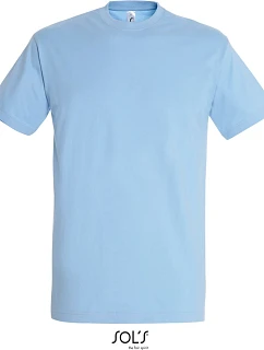SOL'S Imperial Tričko z těžké bavlny 25.1500 sky blue