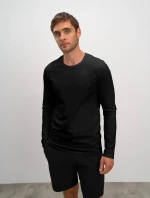 Vamp - Pánské bavlněné tričko s dlouhými rukávy 20923 - Vamp