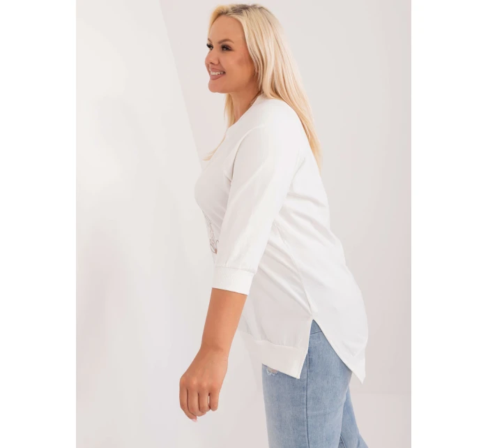 Bluzka RV BZ model 21480251 ecru - FPrice Bluzka RV BZ model 21480251 ecru - FPrice