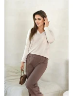 model 21298868 BLOUSE - OFF PINK