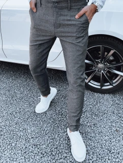 Pánské tmavě šedé kalhoty FashionStreet UX4384