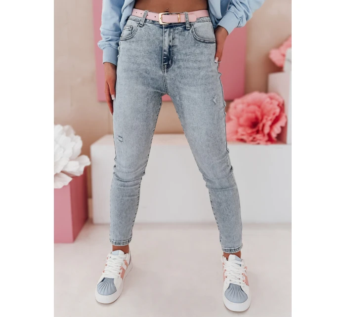Dámské džínové kalhoty slim fit blue model 21985452 - Dstreet