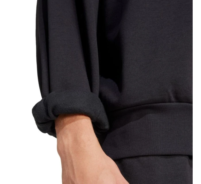 Pánská mikina adidas Essentials Loose Fit 3 Bar Logo černá JF3542 pánská