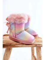 Dětské Teplé Sněhule Semišové s model 21597150 - Boto