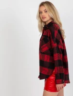 Košile DN KS 3990.95P černá a červená