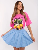 Sukně MI SD model 20941957 světle modrá - FPrice Sukně MI SD model 20941957 světle modrá - FPrice