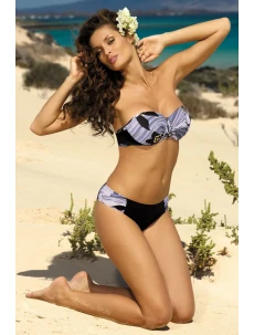 Plavky Felicia 2 M-233 Černá a tmavě modrá (37) - Marko