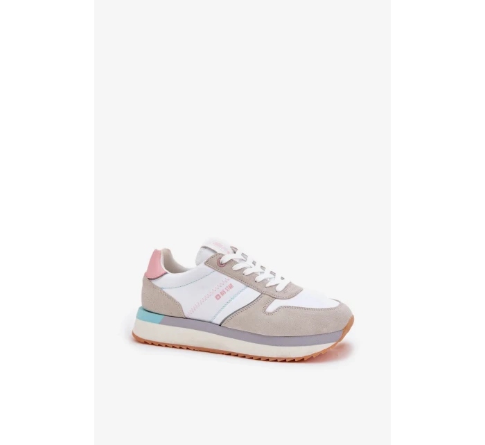 Dámské semišové tenisky Big Star HI-POLY SYSTEM – béžovo-bílé Dámské semišové tenisky Big Star HI-POLY SYSTEM – béžovo-bílé