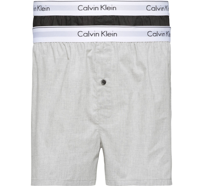 Pánské spodní prádlo BOXER SLIM 2PK 000NB1396ABHY - Calvin Klein