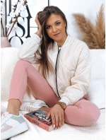 Dámská bunda BOMBER béžová FashionStreet TY3434