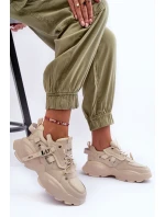 Sportovní Boty Sneakersy GOE MM2N4015 Bežové