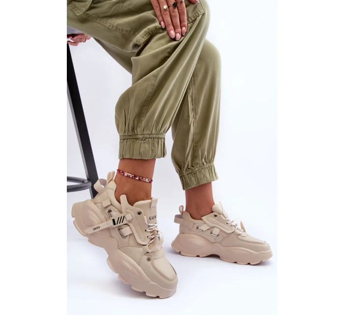 Sportovní Boty Sneakersy GOE MM2N4015 Bežové
