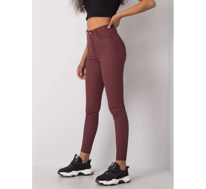 Kalhoty EM SP F663.50P bordó