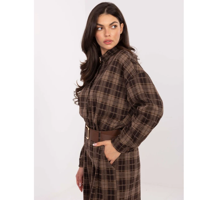 Koszula IT KS model 21465929 brązowy - FPrice