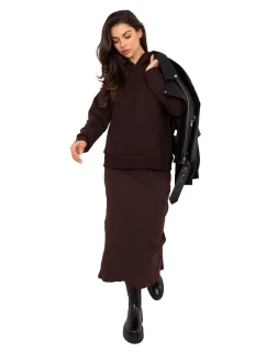 Bluza RV BL model 21724653 ciemny brązowy - FPrice