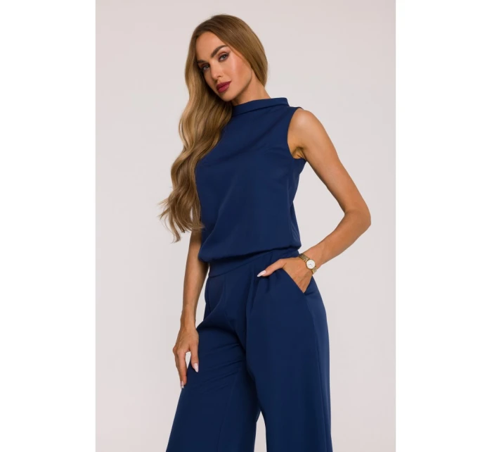 M382 Kombinéza s dělenými zády - tmavě modrá