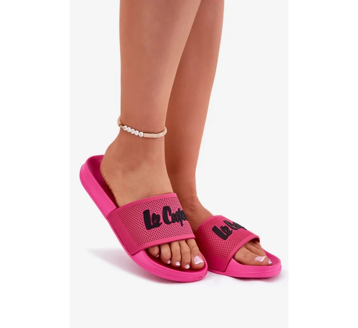 Dámské pantofle Lee Cooper – fuchsiové