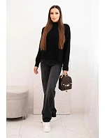 Dámský svetr 2020.17 černý - Kesi Dámský svetr 2020.17 černý - Kesi