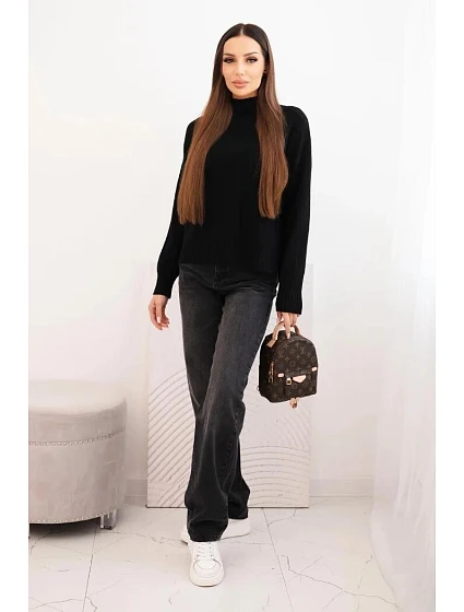 Dámský svetr 2020.17 černý - Kesi Dámský svetr 2020.17 černý - Kesi