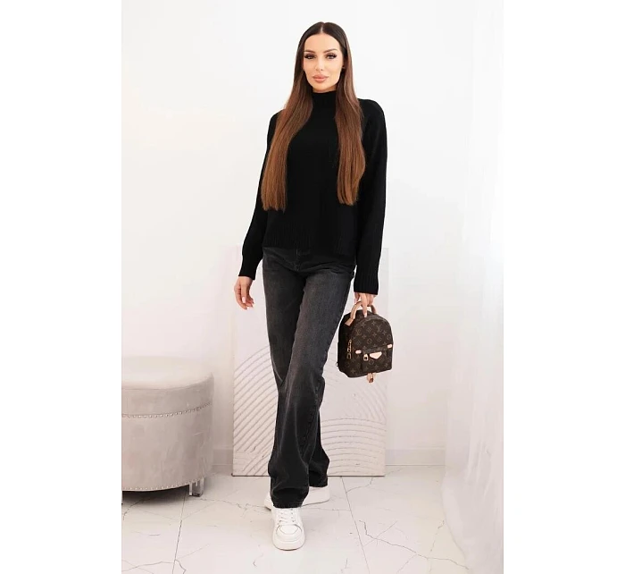 Dámský svetr 2020.17 černý - Kesi Dámský svetr 2020.17 černý - Kesi