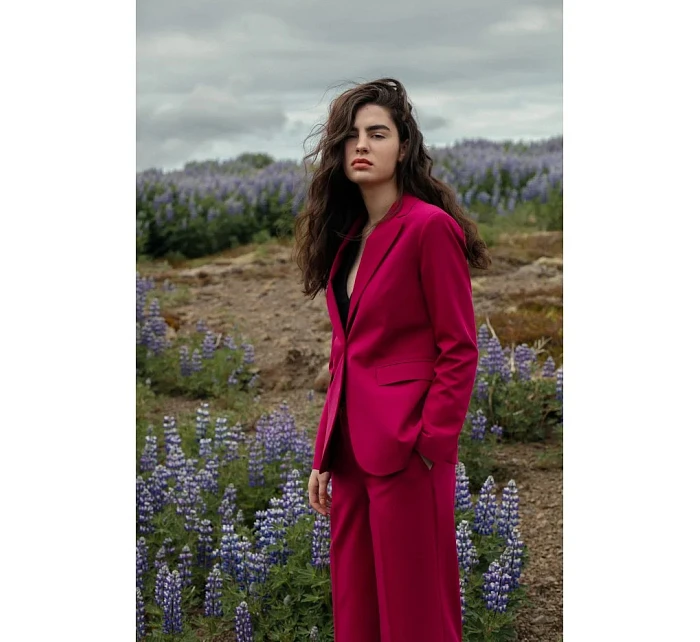 Sako s jedním knoflíkem  švestka model 22069754 - STYLOVE