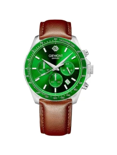 Pánské hodinky Giewont Chronograph Sapphire Brown Green GW3520-A6