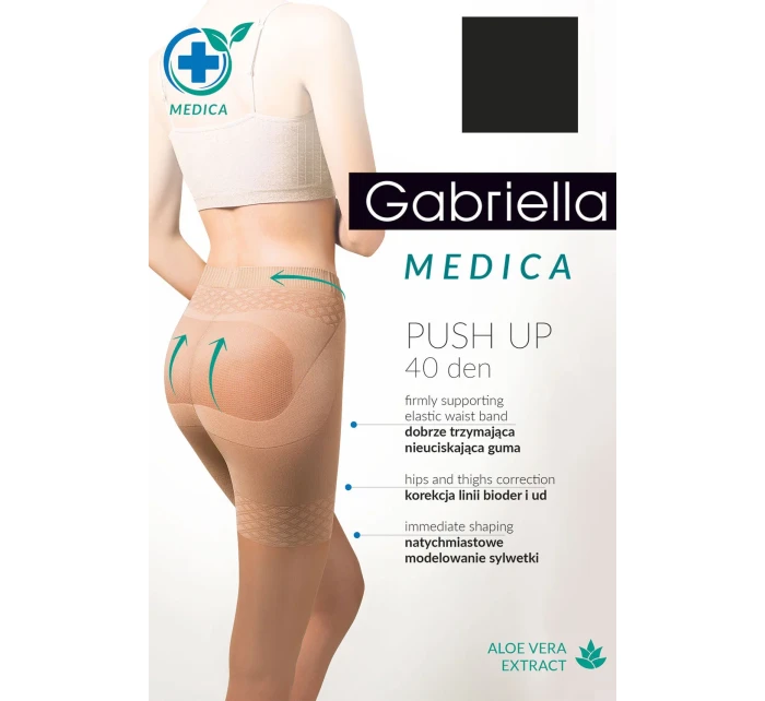 Gabriella Medica Push-up 40 Den Code 128 barva:nero