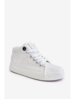 Dětské klasické vysoké tenisky Big Star model 21609037 Bílá - Big Star Shoes Dětské klasické vysoké tenisky Big Star model 21609037 Bílá - Big Star Shoes
