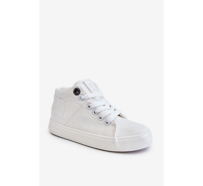 Dětské klasické vysoké tenisky Big Star model 21609037 Bílá - Big Star Shoes Dětské klasické vysoké tenisky Big Star model 21609037 Bílá - Big Star Shoes