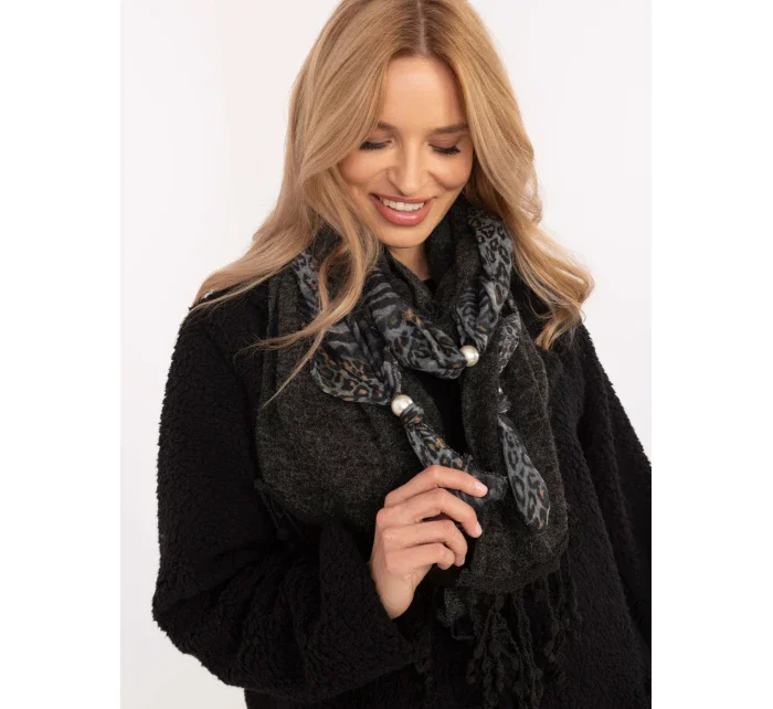 Szalik AT SZ model 20692084 ciemny szary - FPrice Szalik AT SZ model 20692084 ciemny szary - FPrice