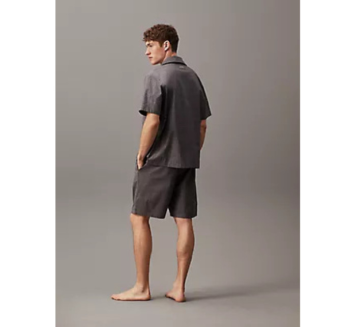 Spodní prádlo Pánské pyžamo S/S SHORT SET 000NM2499EOF8 - Calvin Klein