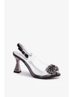 Sandály na podpatku model 214706 Step in style Sandály na podpatku model 214706 Step in style