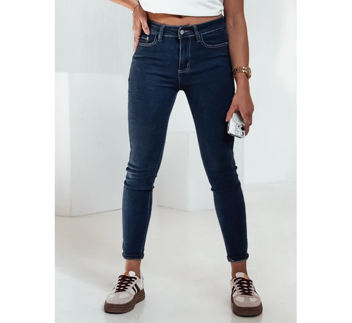 Dámské džínové kalhoty MODILINI tmavě modré FashionStreet UY2239