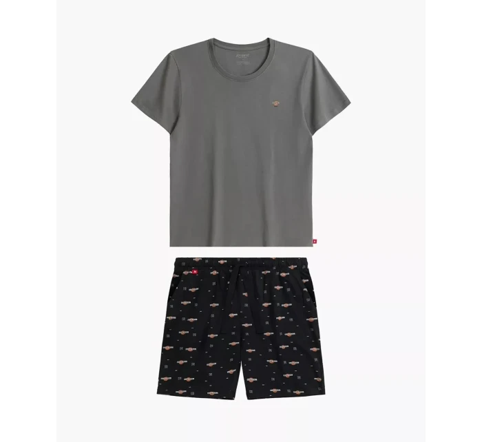 Pánské pyžamo Atlantic NMP-384 v plné délce S-2XL