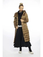 prošívaný kabát s kapucí model 21247349 - Ann Gissy