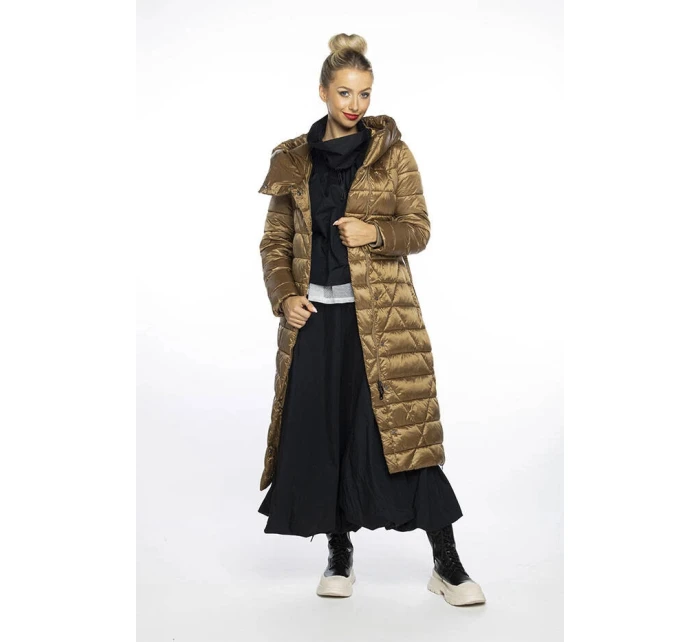prošívaný kabát s kapucí model 21247349 - Ann Gissy