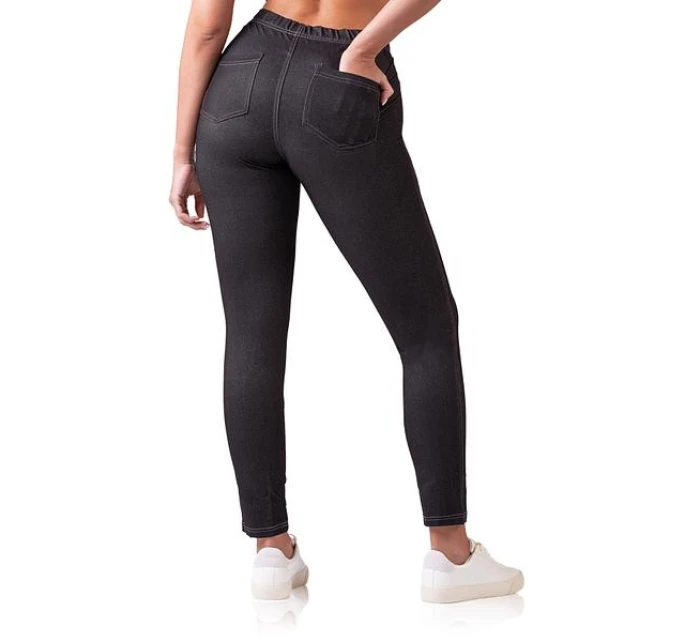 Dámské tregíny RELAX & GO JEANS TREGGINGS - BELLINDA - černá