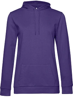 B&C #Hoodie /women Dámská mikina s kapucí 01.W04W radiant purple