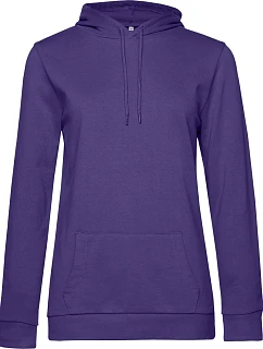 B&C #Hoodie /women Dámská mikina s kapucí 01.W04W radiant purple