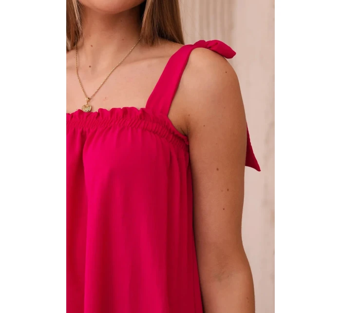 Halenka s mašličkami fuchsie Halenka s mašličkami fuchsie